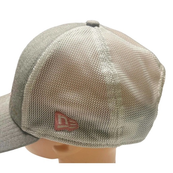 Oakley Hat Women's Adjustable Snapback New Era 9Forty Grey & White Mesh Pink - Picture 3 of 10